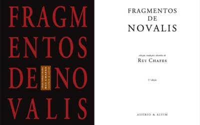 RUI CHAFES | “Fragmentos de Novalis”, 3rd Edition, Assírio & Alvim