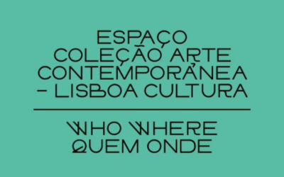 ANDREIA SANTANA, RUI CHAFES, SARA BICHÃO | WHO WHERE / QUEM ONDE, Espaço Coleção Arte Contemporânea – Lisboa Cultura